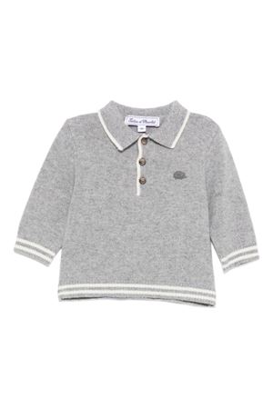 polo in lana grigio TARTINE ET CHOCOLAT KIDS | CB1819122